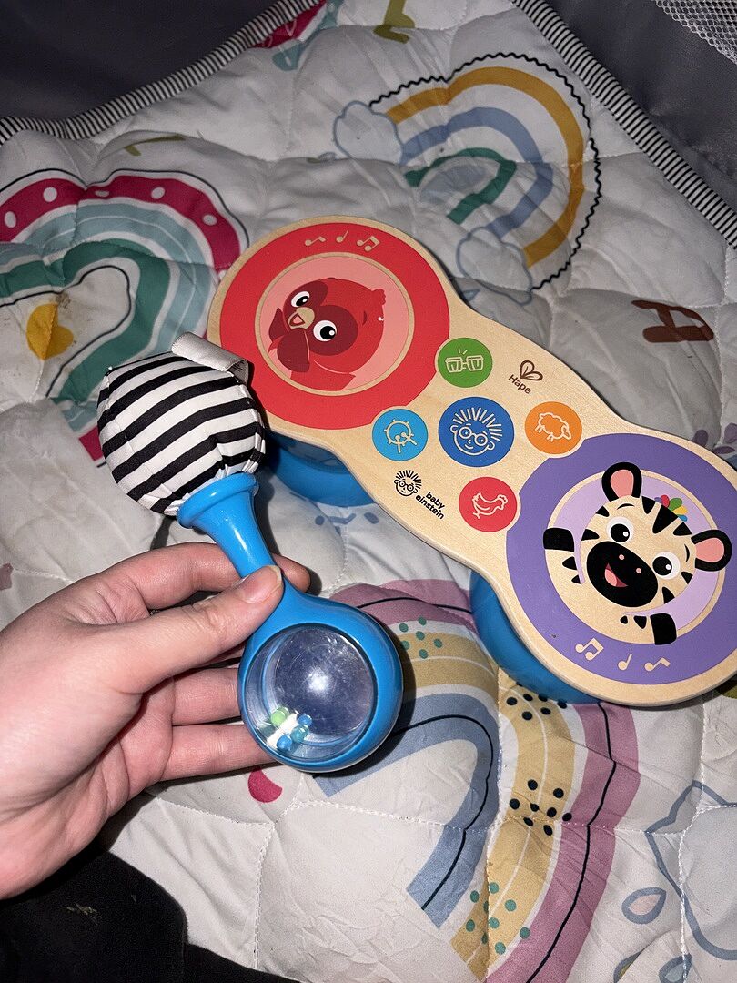 Baby Einstein First Tunes Drum & Shakers Musical Gift Set, 3-Piece