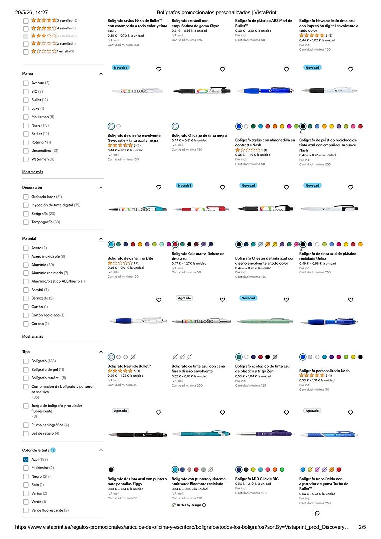 Error web tinta boli y nadie lo soluciona