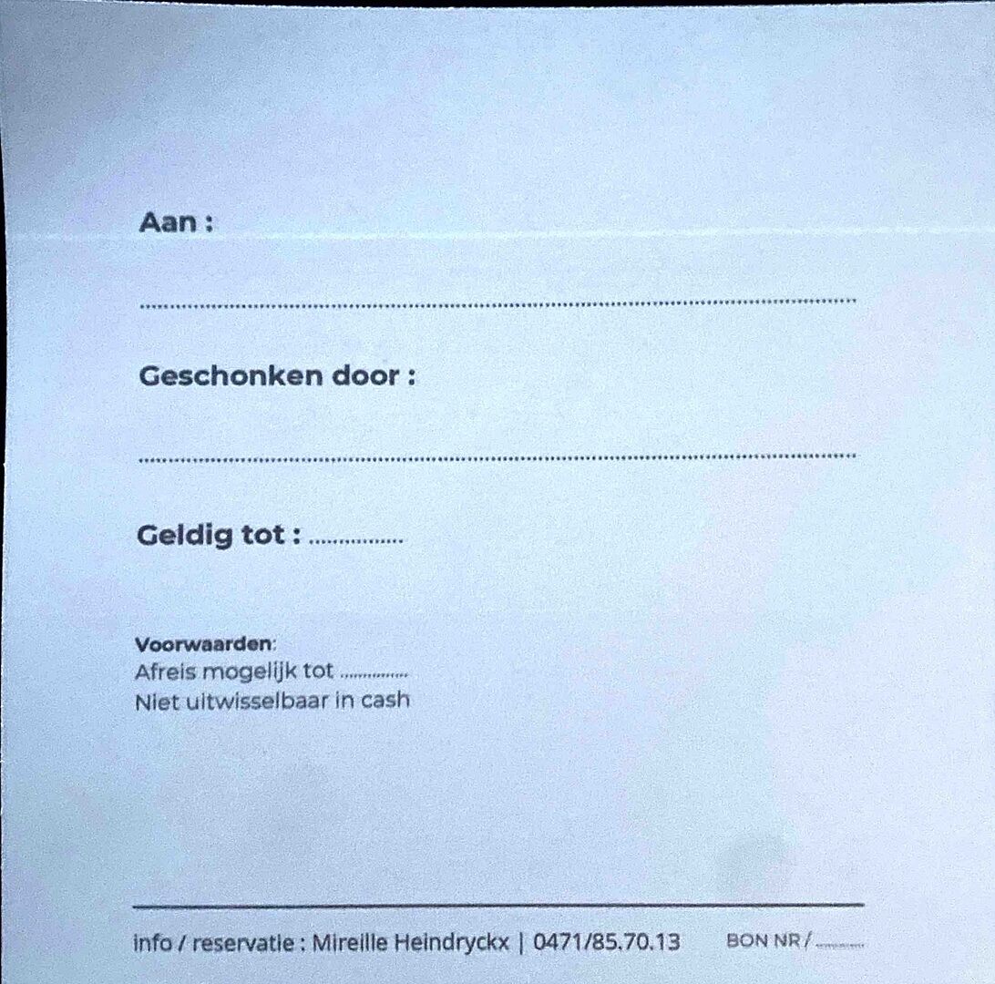 Print met fout