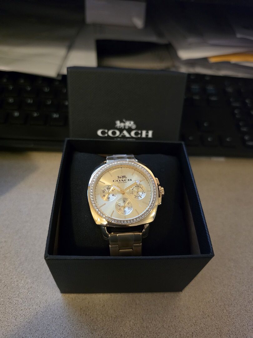 Coach Silver Boyfriend Crystal Women display picture 3