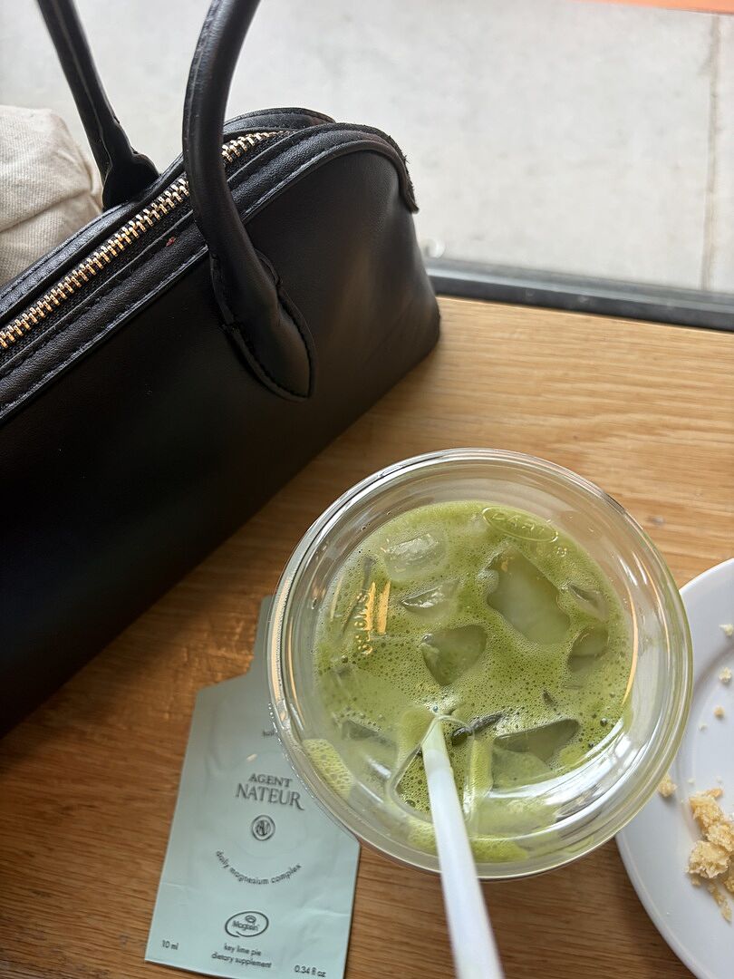 Mya's matcha with holi (mane)