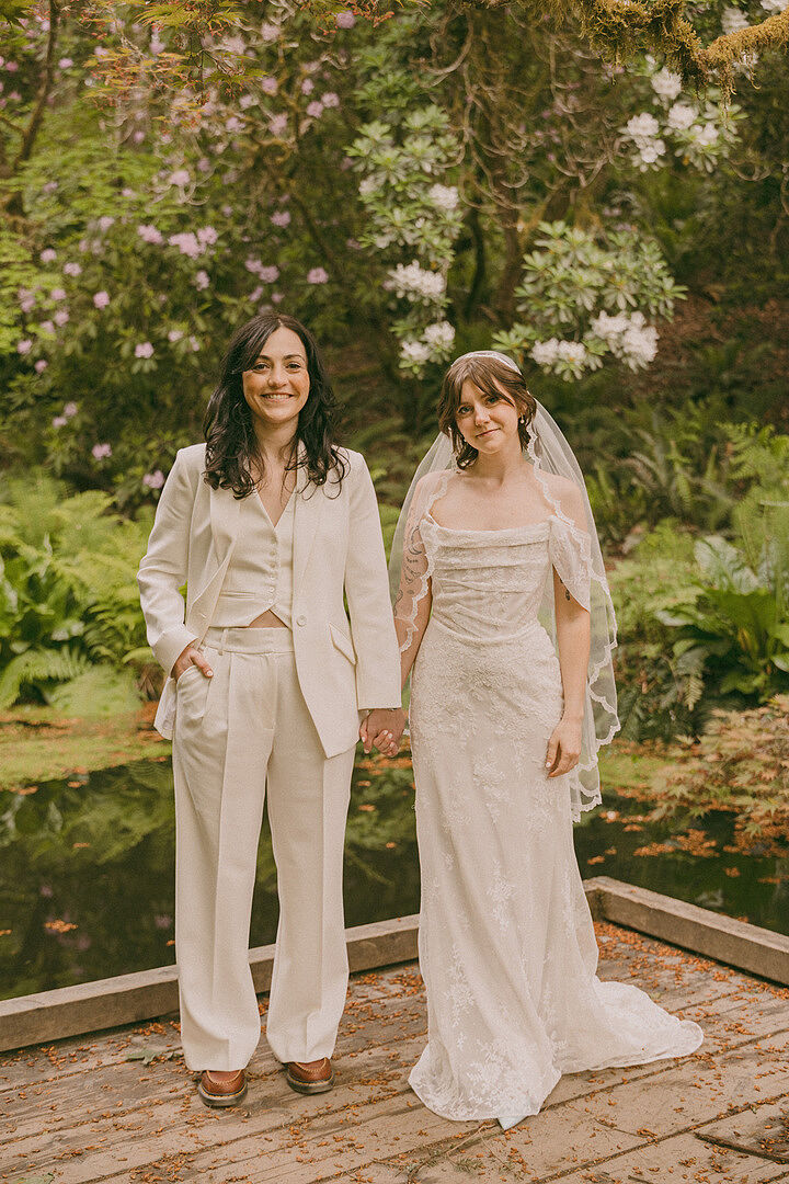 Abigail M., real Britten bride