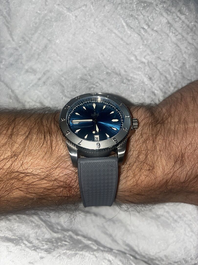 PHOIBOS Voyager 200M Automatic Diver Watch PY026E Sunray Gray