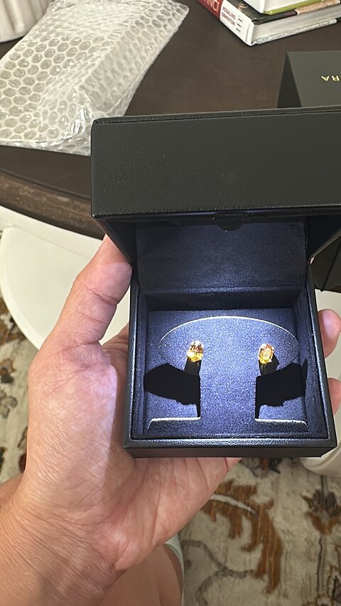I loved my earrings.