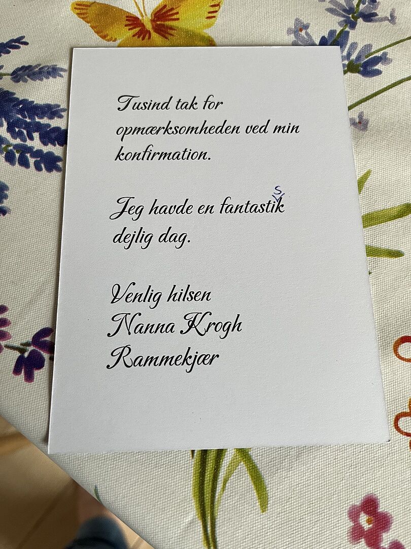 Jeg stavede forkert