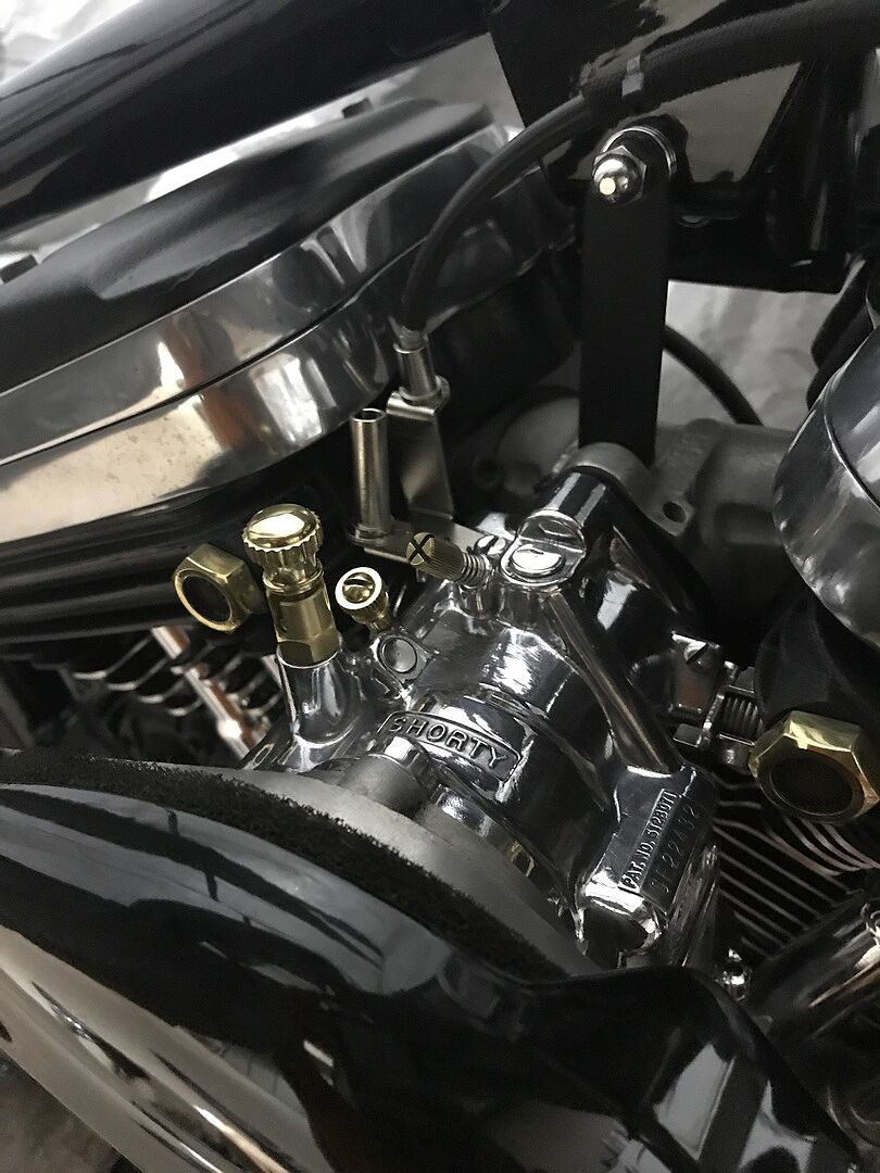 Deluxe Choke Knob Enricher for HarleyDavidson S&S Super E and G