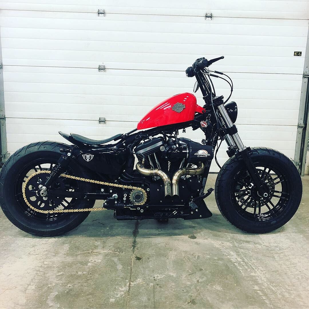 Belt to Chain Conversion Kit Harley 1200 Sportster 2004 & up Black