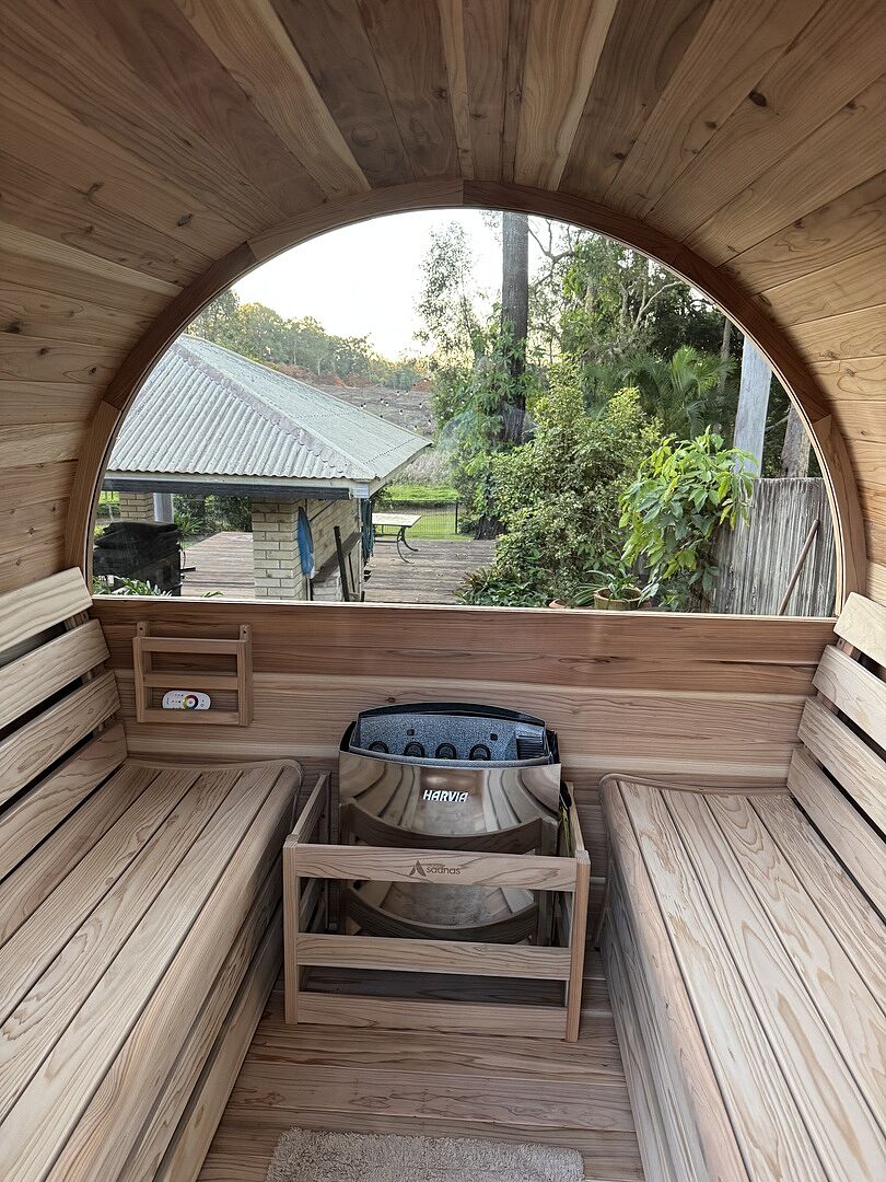 Thrilled mini vista sauna owner