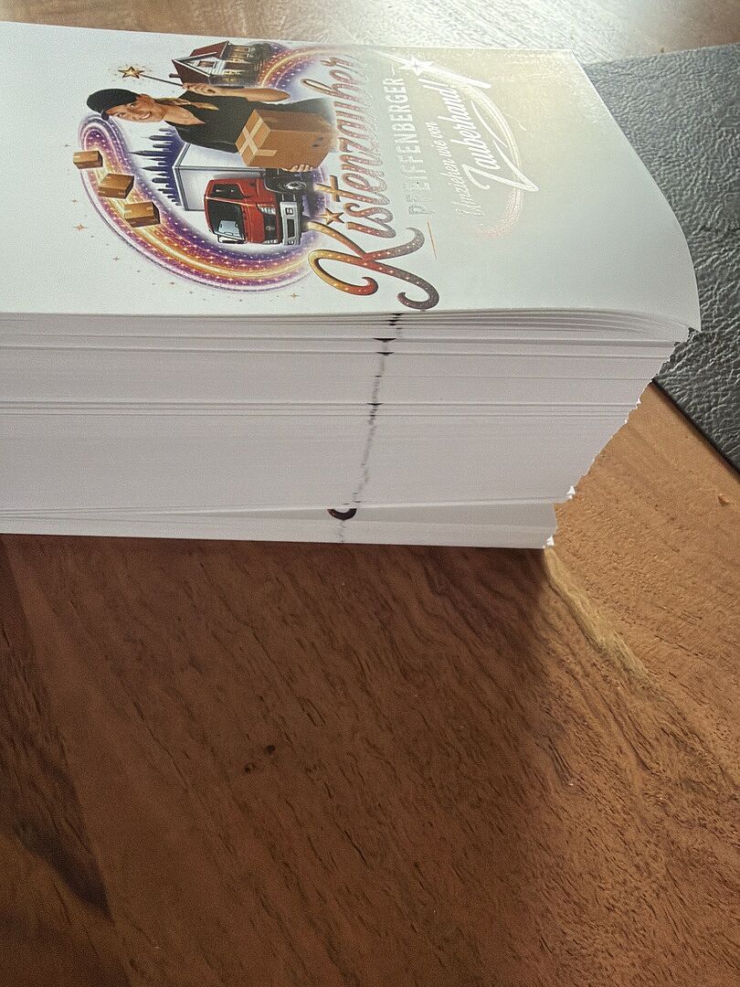 Flyer haben Druckfehler