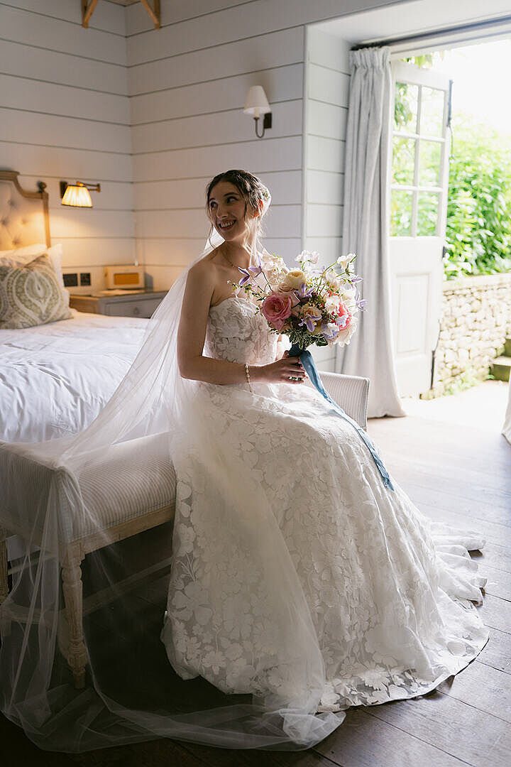 Lucy P., real Britten bride