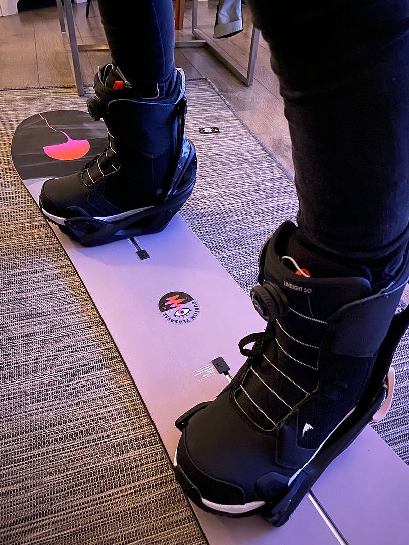 Burton Step On snowboardbindning dam Black M