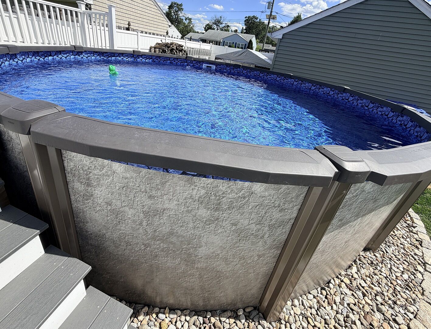 Buy 21'x43'x54 Saltwater LX Oval Above Ground Pool – The Pool Factory