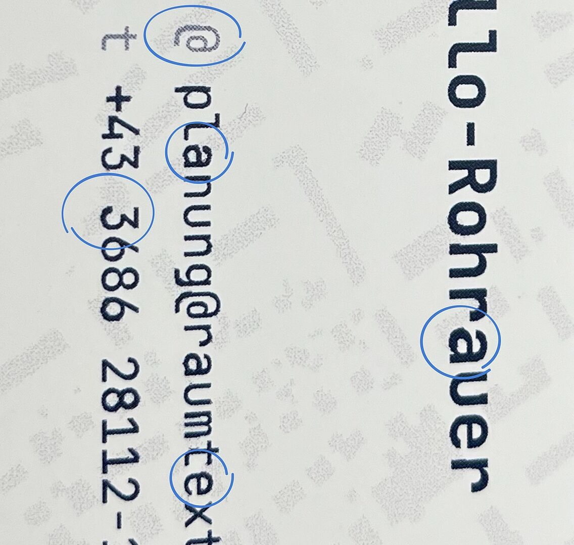 Schlechte Druckqualität
