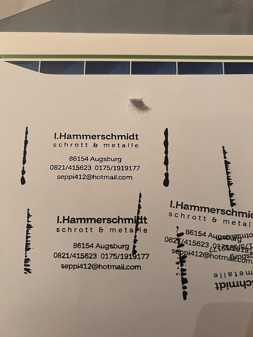 Hab den Stempel reklamiert und