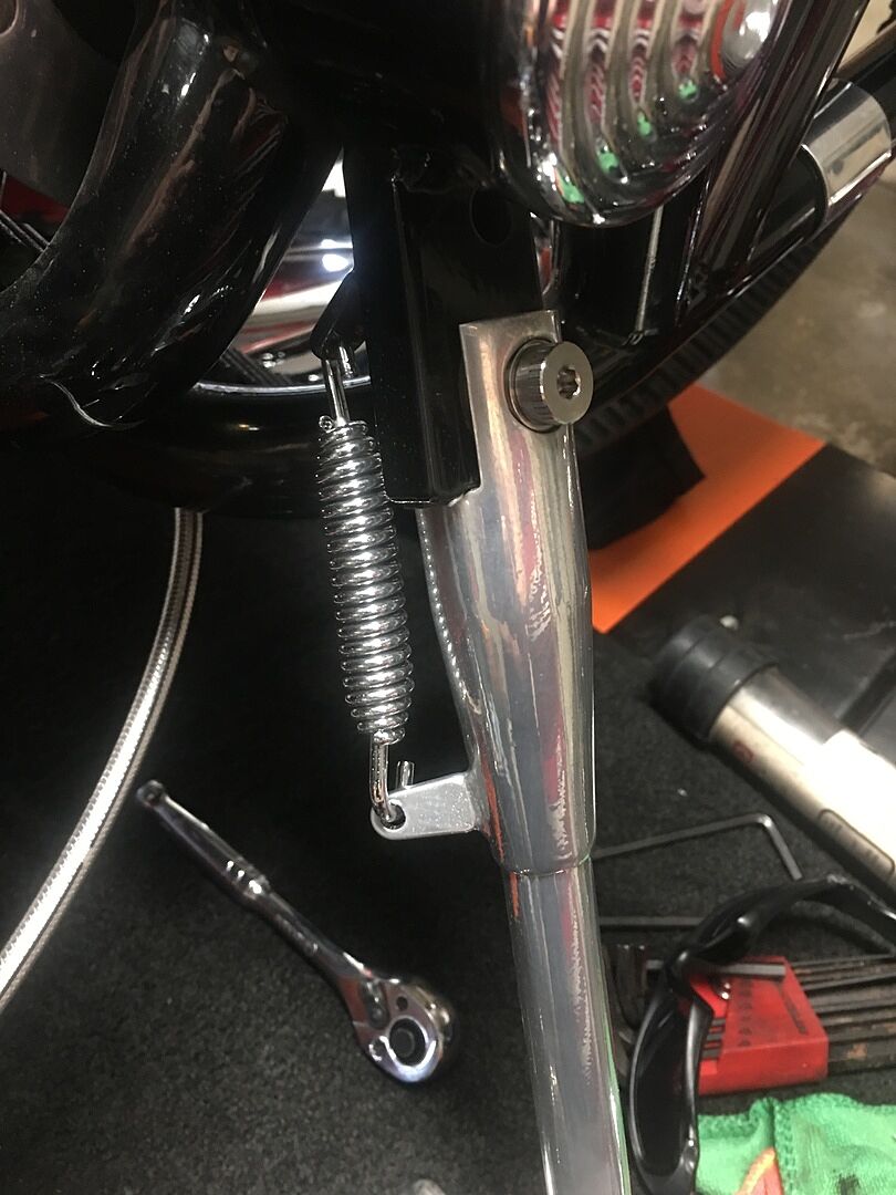 Cycle Standard Kickstand Spring 1936 1987 HarleyDavidson Big Twins