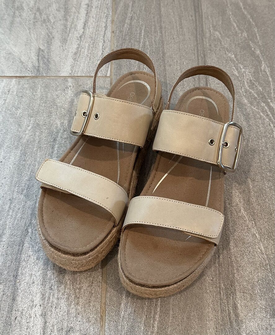 Vania Arch Support Platform Sandal - Champagne – aetrex