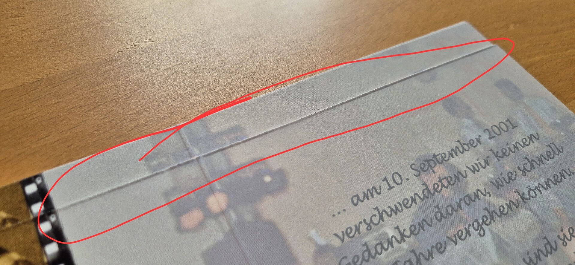 Mangelhafte Verarbeitung
