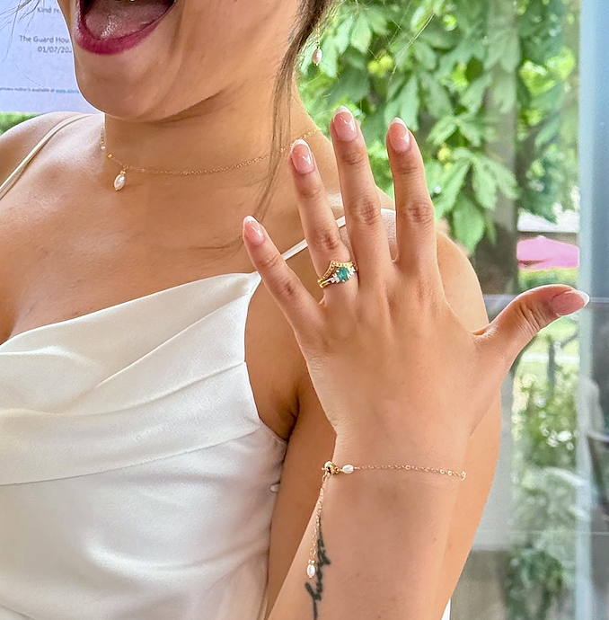 Genesis C., real Britten bride