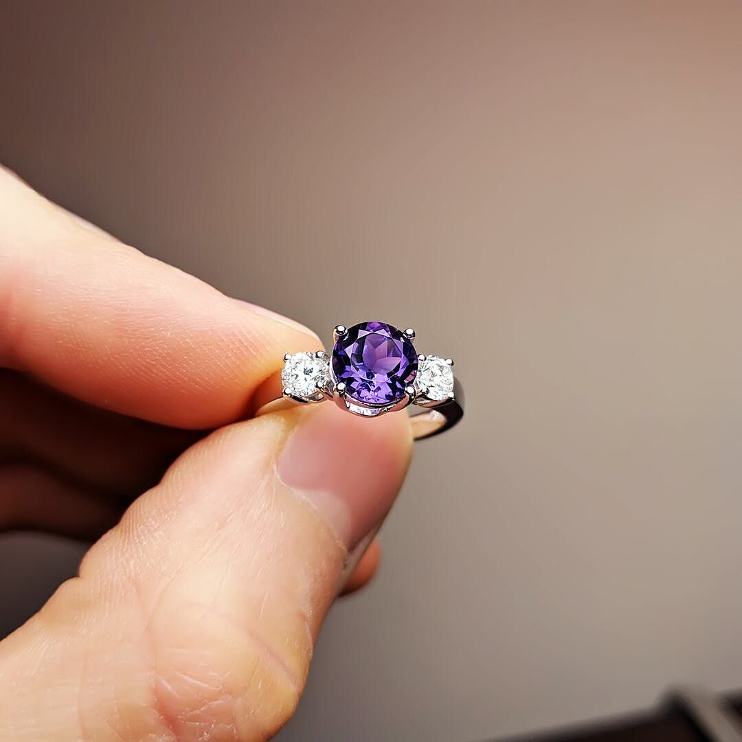 A beautiful ring that she loves!