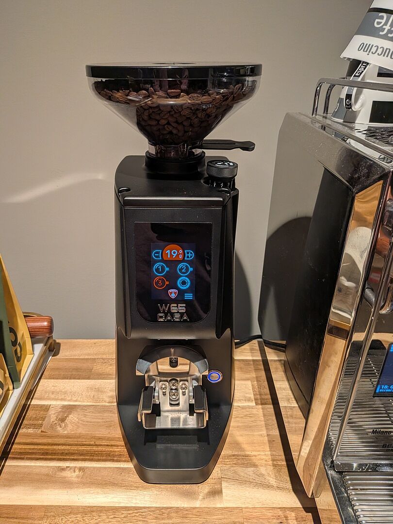 Eureka Atom W 65 Casa Coffee Grinder - Matte Black | iDrinkCoffee