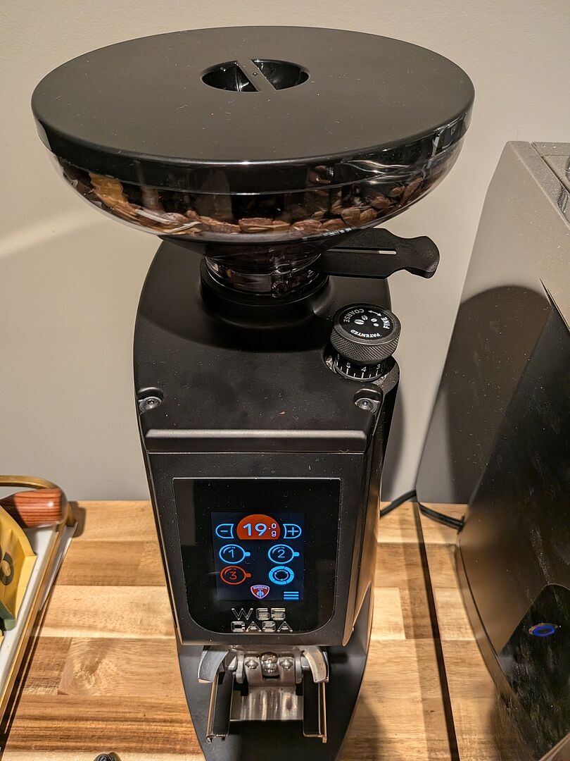 Eureka Atom W 65 Casa Coffee Grinder - Matte Black | iDrinkCoffee