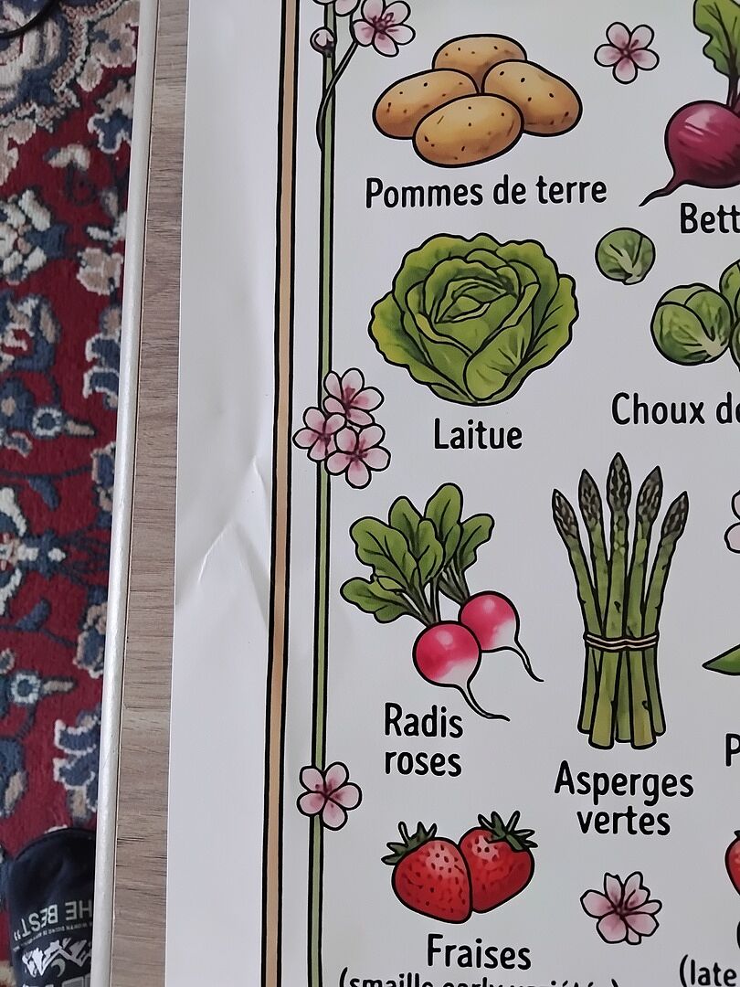 Affiche abîmée