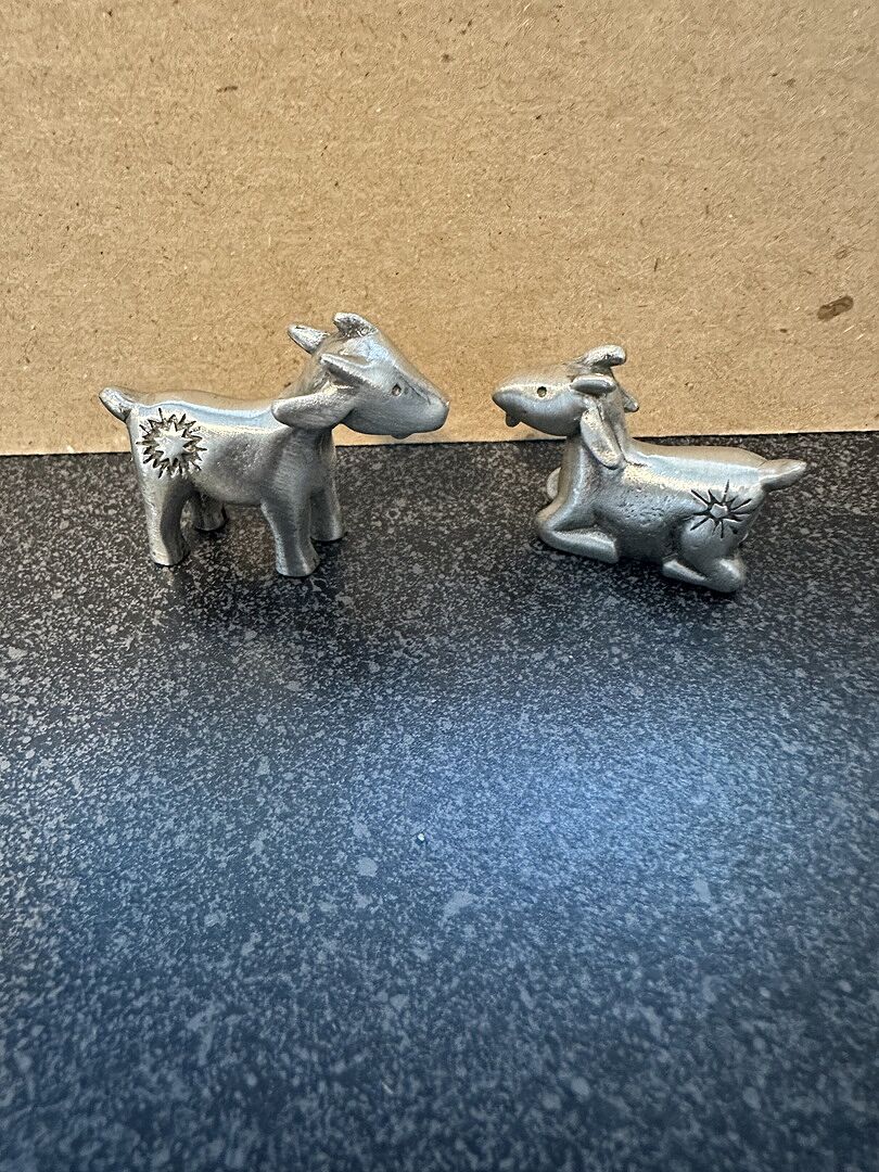 A Pair of Miniature Goats Nativity Figurine Set customer photo