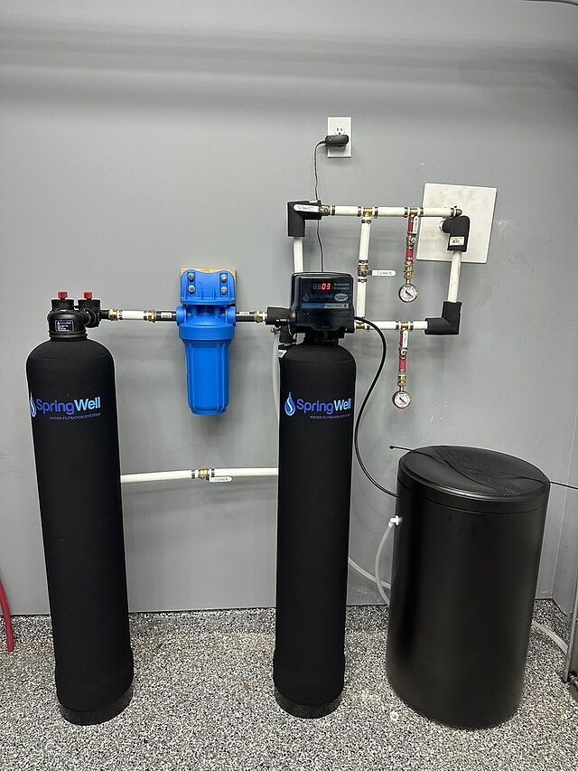 Customer photo 2 of 24 from a review of Water Filter and Salt Based Water Softener System