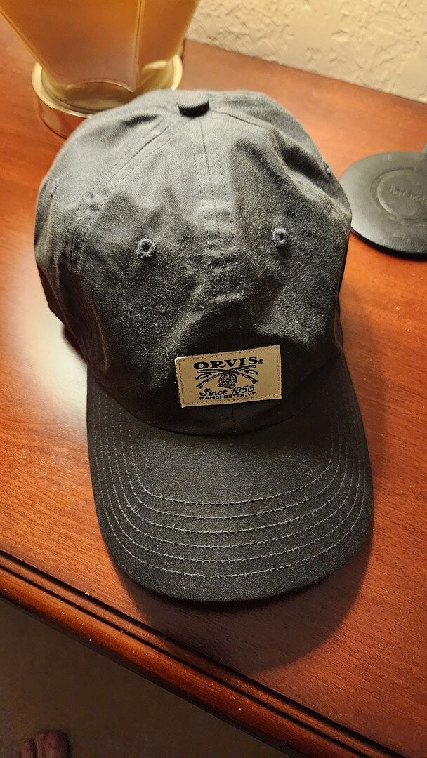 Vintage Crossed Rods Waxed Cotton Ball Cap | Orvis