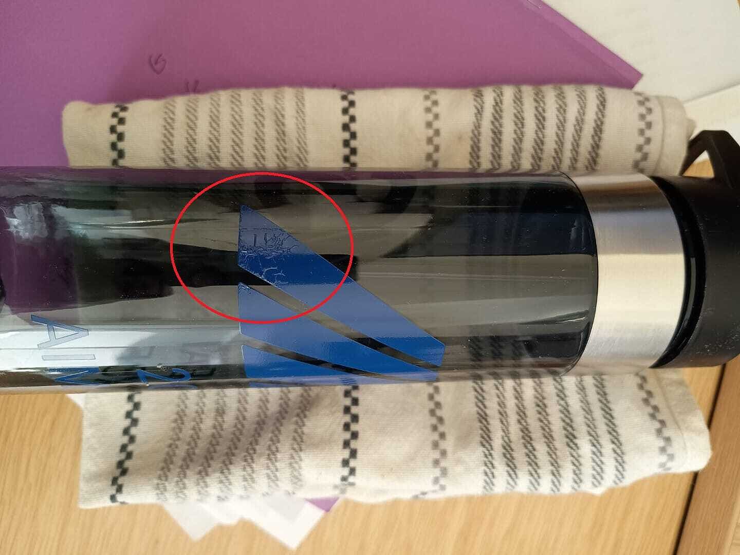The bottles looked to