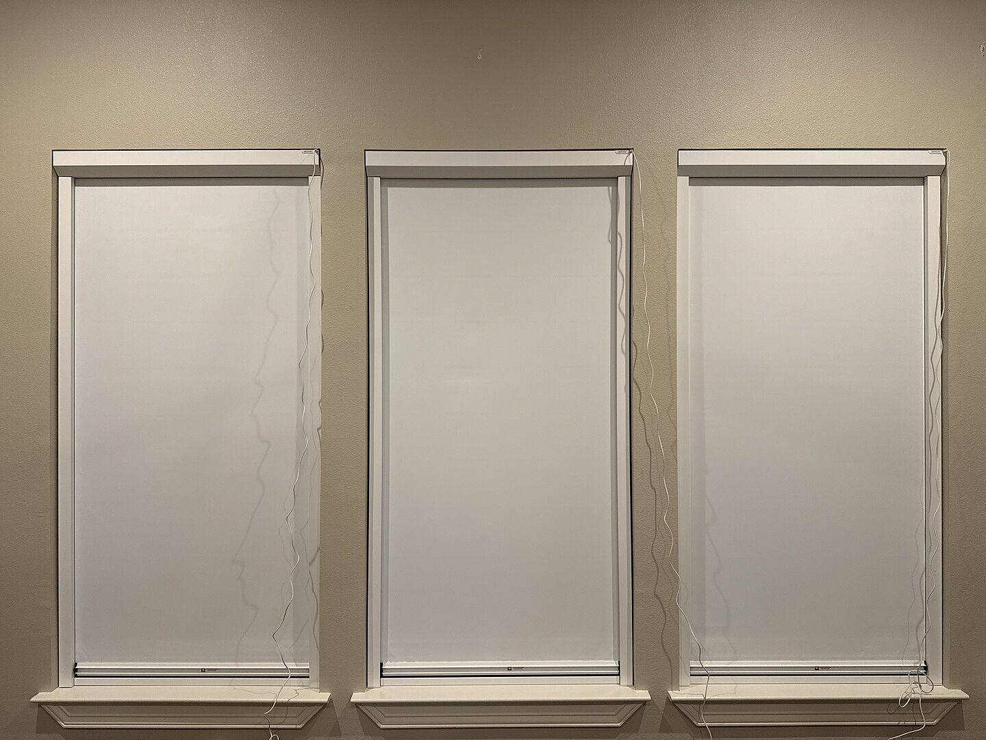 Ultimate Blackout Shade fitted in a customer's window — photo from Jeremy's review