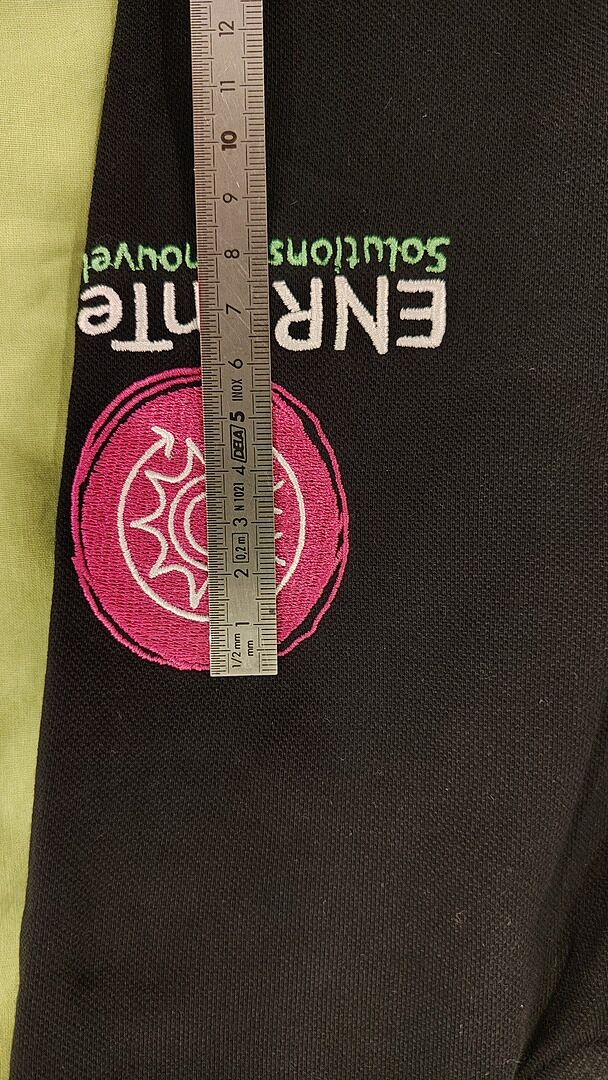 Broderie qui ne respecte pas les proportions