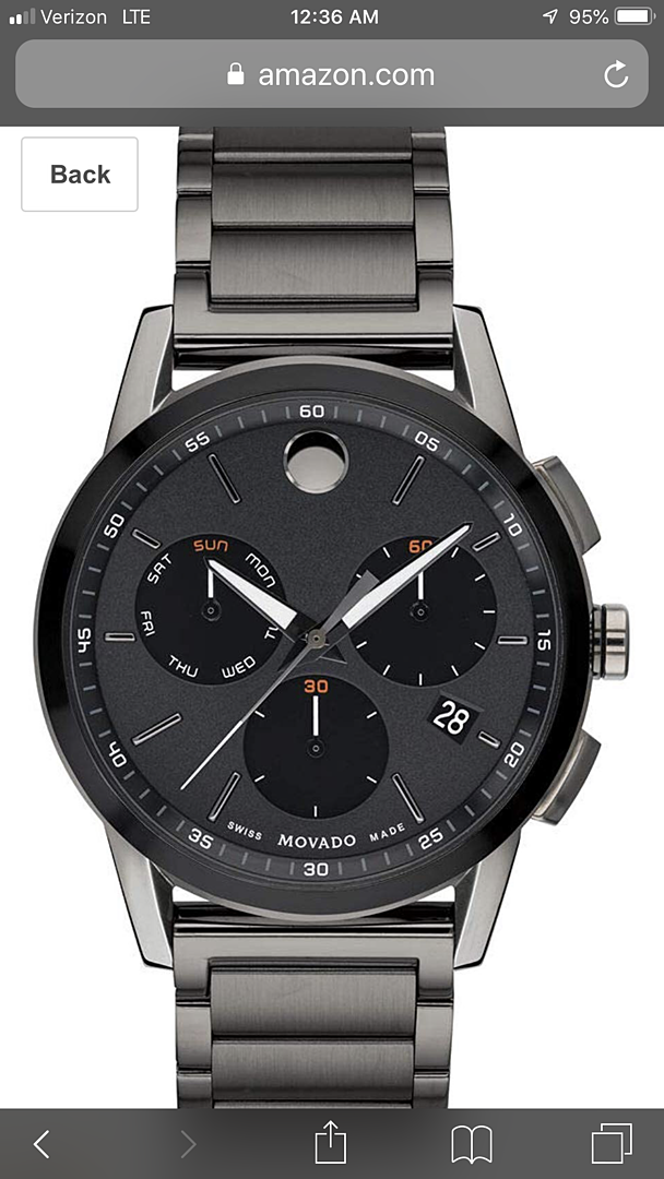 movado museum sport black