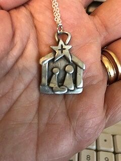A Savior is Born Nativity Necklace customer photo