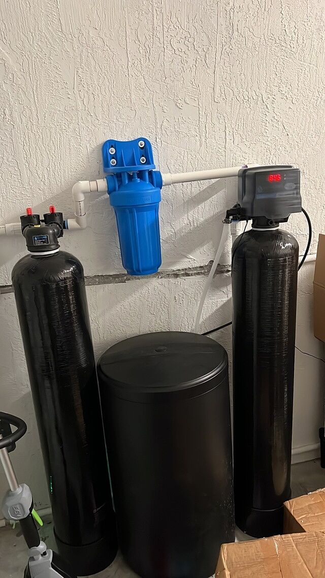 Customer photo 1 of 24 from a review of Water Filter and Salt Based Water Softener System