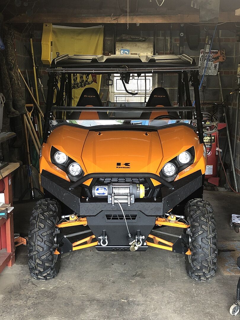Kawasaki Teryx S Scratch-Resistant Flip Windshield