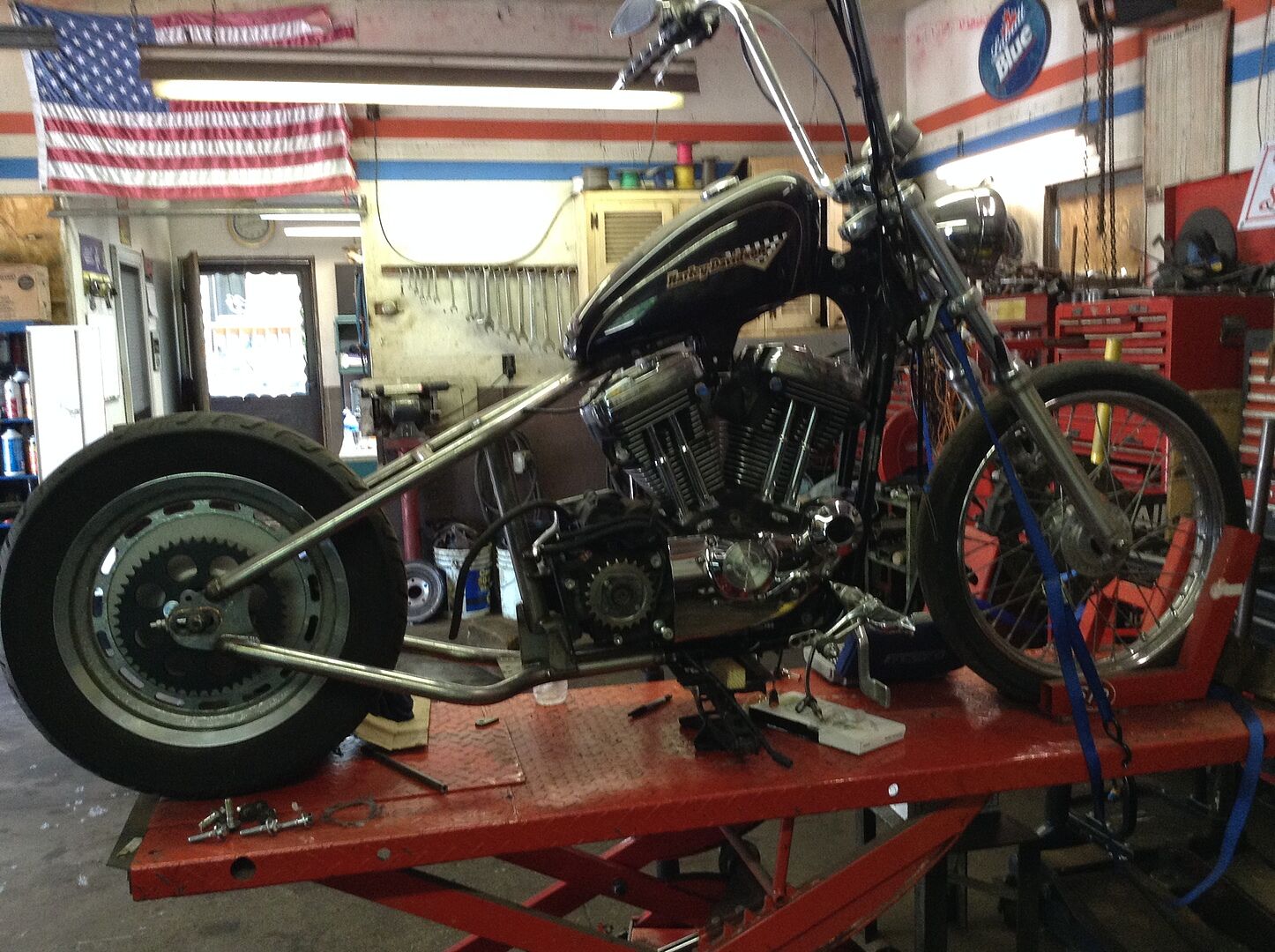 Belt to Chain Conversion Kit Harley 1200 Sportster 19942003 Black