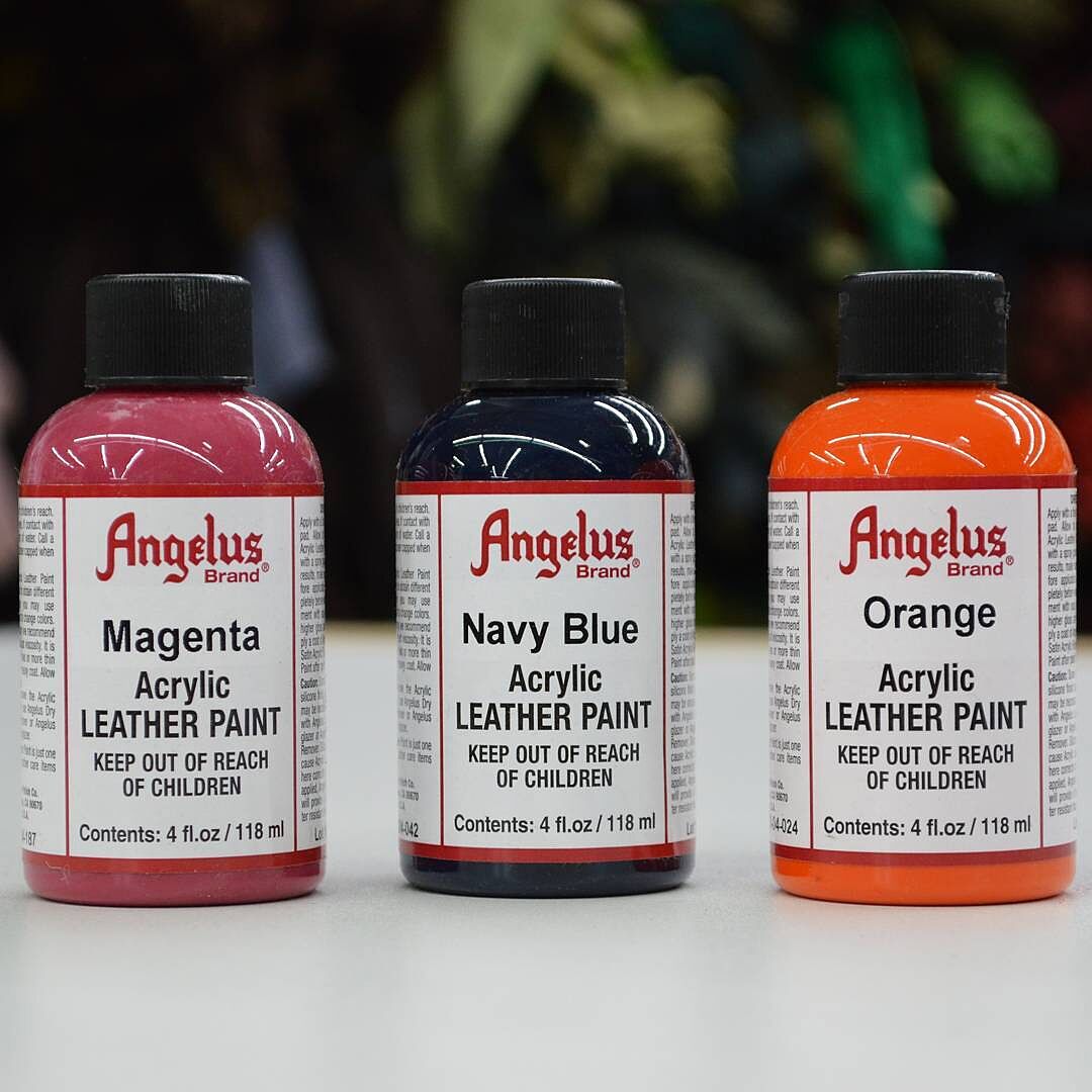 angelus leather paint brown