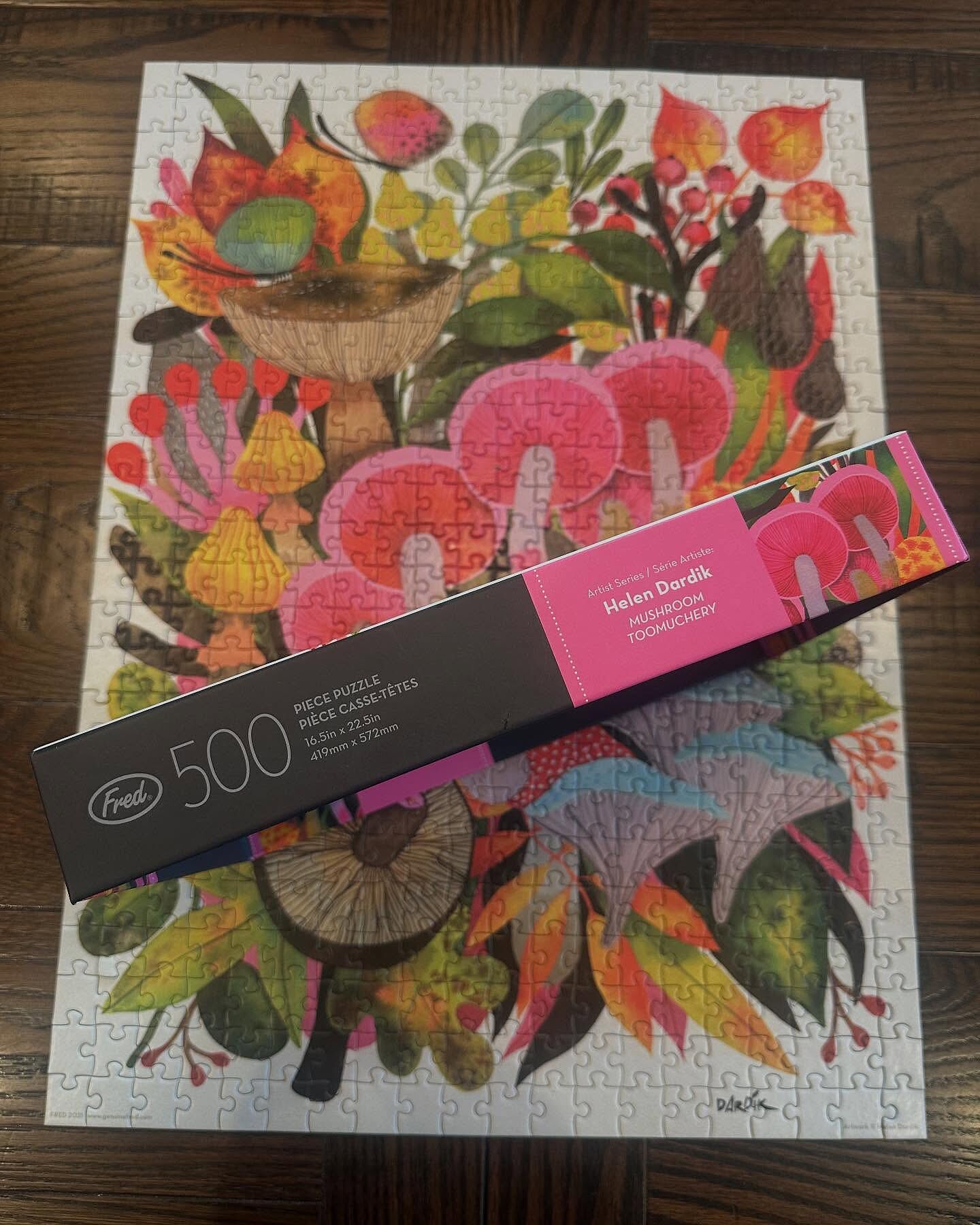 PUZZLE | MUSHROOM TOOMUCHERY by Helen Dardik