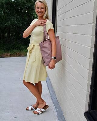 Women's Cue Wrap Short Sleeve Dress 