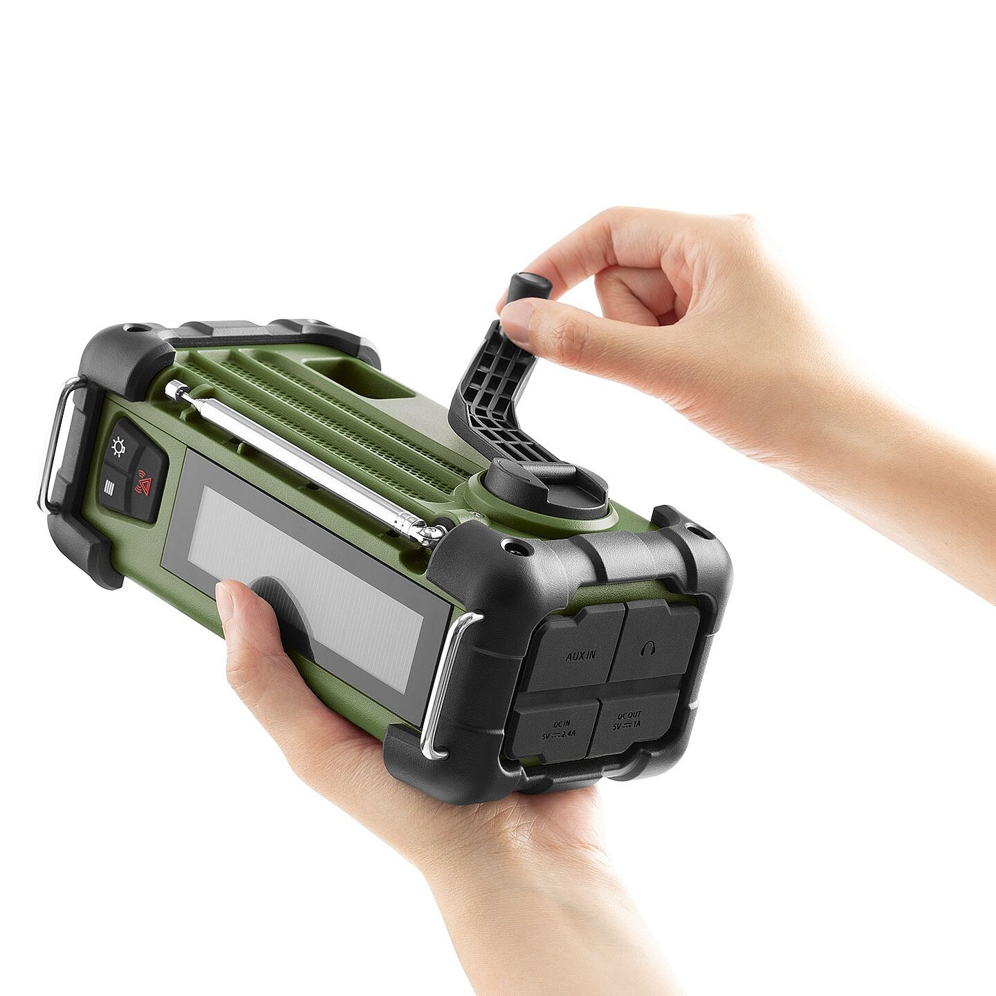 Sangean MMR-99J・AM/FM、Bluetooth、AUX、防塵・防水、手回し