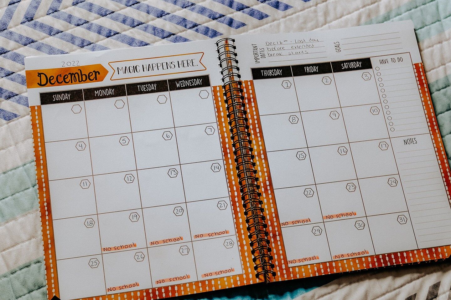 Carson Dellosa Teacher Planner - 8x11 Undated Spiral Bound, Includes Stickers, Weekly & Monthly Layouts
