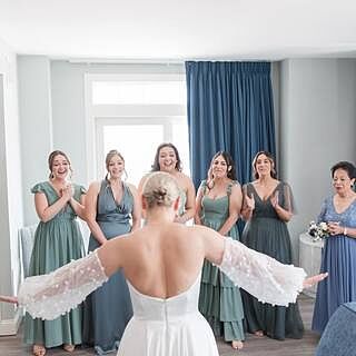 Cora Chiffon Dress | Home Try On