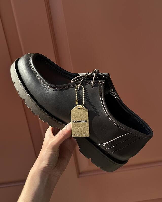 こうた　KLEMAN PADROR 41 Men's Kleman Padror Shoe | Lug Sole Derby | Black | Percival