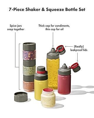 ポップコーンスリーブ　1400枚　28袋 OXO Good Grips POP Brown Sugar Keeper | The Container Store