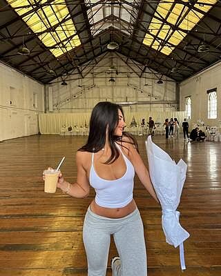 Jersey Flare Pant | Light Grey