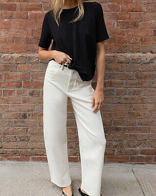 REGULAR LENGTH TWILL BARREL LEG PANT