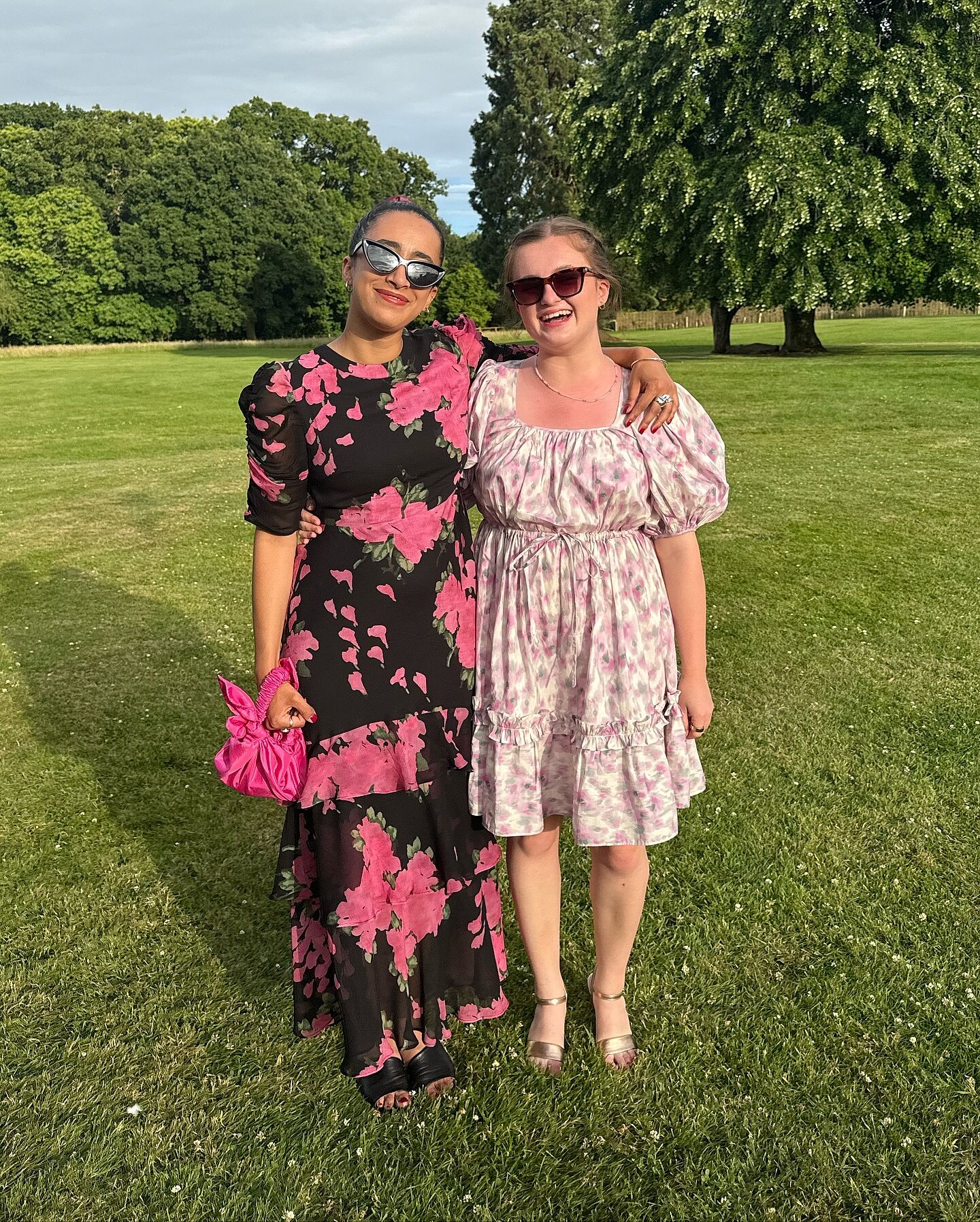 Evelyn Tiered Midi Dress in Blue Waterblossom Provence | RIXO USA ⋆