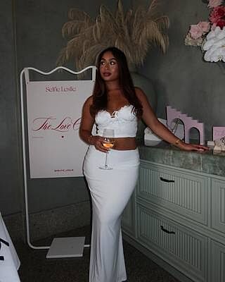 Shop the Fortune Lace Trim Crop Top Off White