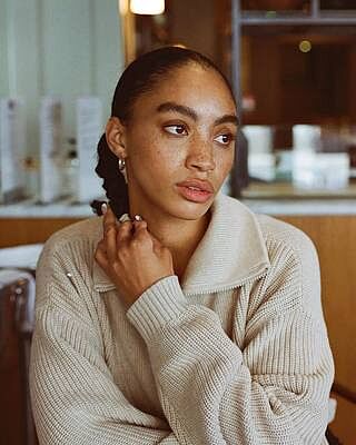 IM Oversized Knit Sweater | Oat Marl